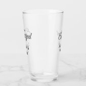 Wir sind verlobtes Paar Name romantisch stilvoll e Glas (Rechts)