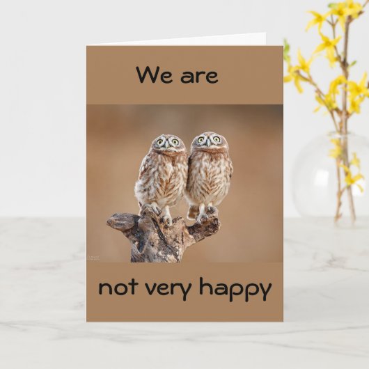 ***WIR SIND VERMISST SIE** KARTE (Gelbe Blume)