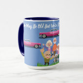 Wir sind vielleicht alt, aber wir sind immer noch tasse (Vorderseite Links)