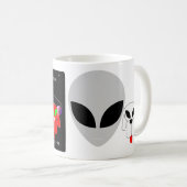 Wir sind vom Hundestern, und es ist- Sirius. Kaffeetasse (VorderseiteRechts)