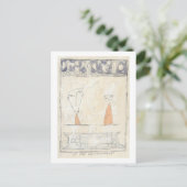 Wir sind voneinander abhängig postkarte (Stehend Vorderseite)