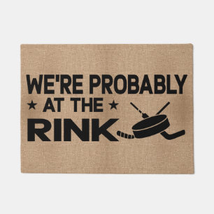 Wir sind wahrscheinlich beim Rink Hockey Willkomme Fußmatte