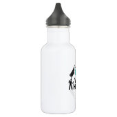 Wir sind Wanderer 18oz Stainless White Water Flasc Trinkflasche (Links)
