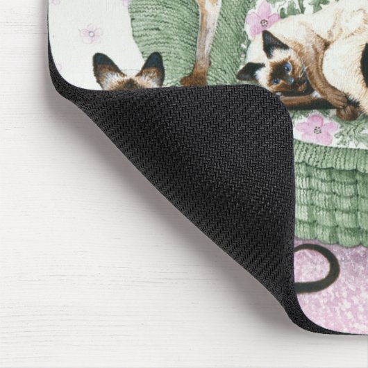 Wir sind wenn Sie bitte siamesisch Mousepad (Ecke)