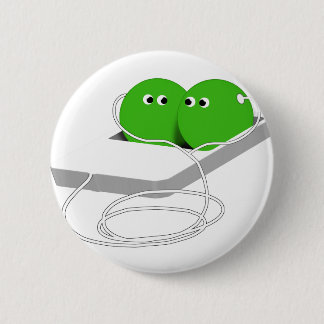 Wir sind wie zwei Erbsen in einem Pod Button