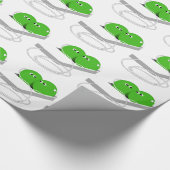 Wir sind wie zwei Erbsen in einem Pod Geschenkpapier (Ecke)