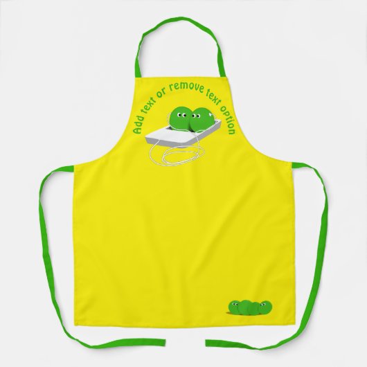 Wir sind wie zwei Erbsen in einem Pod Schürze (Vorderseite)