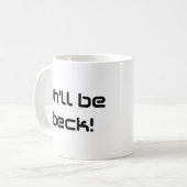 Wir sind wieder da kaffeetasse (Vorderseite Links)