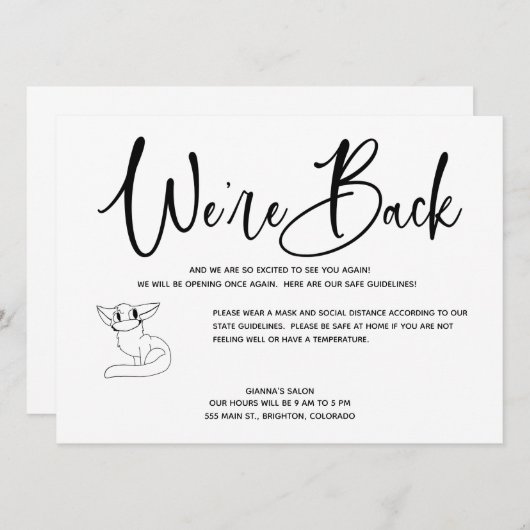 Wir sind wieder eingeladen (Vorne/Hinten)