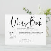 Wir sind wieder eingeladen (Stehend Vorderseite)