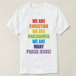 WIR SIND WIR SIND VIELE CHRISTLICH T-Shirt