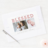 wir sind wirklich gesegnet rechteckiger aufkleber (Umschlag)