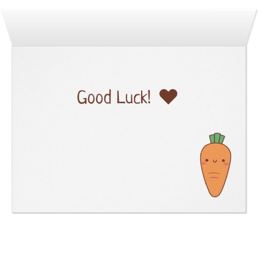 Wir sind Wurzeln für Sie positive Gemüse Pun (Innenansicht Horizontal (Unten))