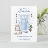 Wir sind zu einer neuen Küstentür übergegangen Ankündigung (Stehend Vorderseite)