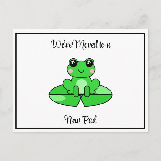 Wir sind zu einer neuen Pad übergegangen Postkarte (Vorderseite)
