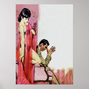 Wir sind zu spät, beeilen Sie sich zu Retro Vintag Poster