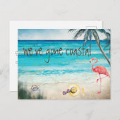 Wir sind zum Strand der Ankündigung über den Küste (Vorne/Hinten)