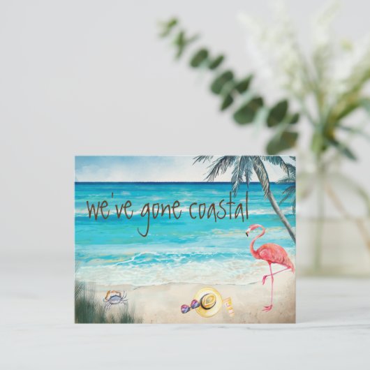 Wir sind zum Strand der Ankündigung über den Küste (Stehend Vorderseite)