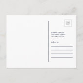 Wir sind zum Wyoming übergegangen Einladungspostkarte (Rückseite)