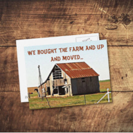 Wir sind zur Ankündigung zur Farm Funny Moving übe