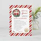 Wir sind zurück Elf Letter Einladung (Stehend Vorderseite)