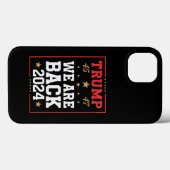 Wir sind zurück Trump USA Flag Wahlsieger 47. 45 Case-Mate iPhone Hülle (Rückseite (Horizontal))
