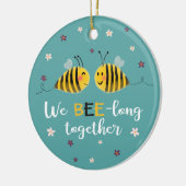 Wir sind zusammen mit Bienen & bilderromantisch. Keramik Ornament (Links)