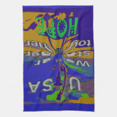 Wir sind zusammen stärker witzig USA Hope Patterns Küchentuch (Vertikal)