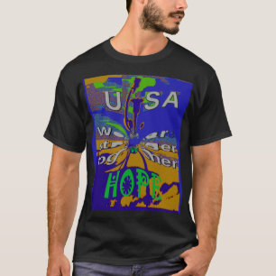 Wir sind zusammen stärker witzig USA Hope Patterns T-Shirt