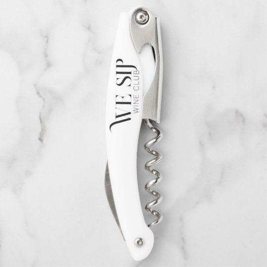 Wir Sip Wine Club Custom Kellnermesser (Rückseite)