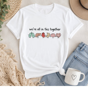 Wir sitzen alle gemeinsam drin Lustige Organe Lu T-Shirt