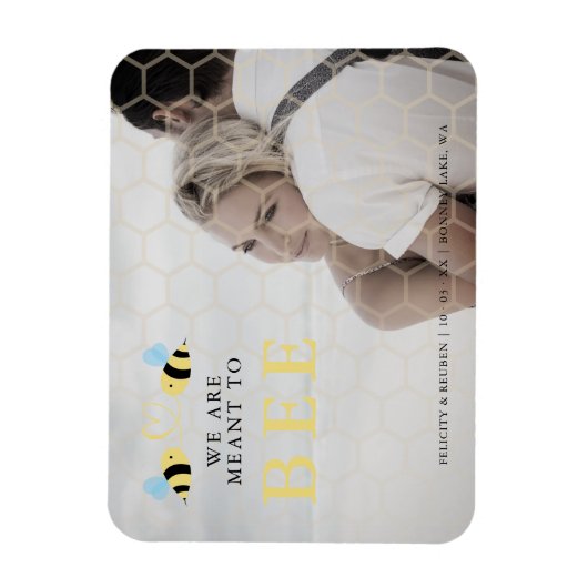 Wir sollen zwei schöne Bienen-Hochzeiten zitieren Magnet (Vertikal)