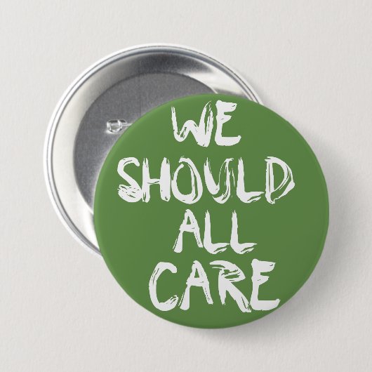 Wir sollten aller Sorgfalt Knopf Melania, die ich Button (Vorne & Hinten)