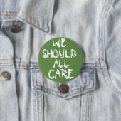 Wir sollten aller Sorgfalt Knopf Melania, die ich Button (Beispiel)