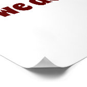 Wir sollten Technologie nicht fürchten - Weisheit Poster (Ecke)