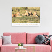 Wir sollten über das Abendessen nachdenken. Leinwanddruck (Insitu (Wohnzimmer))