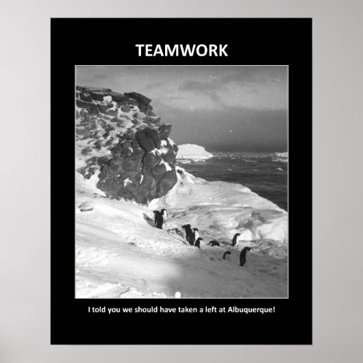 "Wir sollten uns einen verlassen haben" Poster (Vorne)