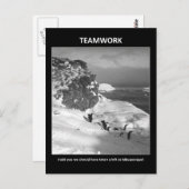 "Wir sollten uns einen verlassen haben" Postkarte (Vorne/Hinten)