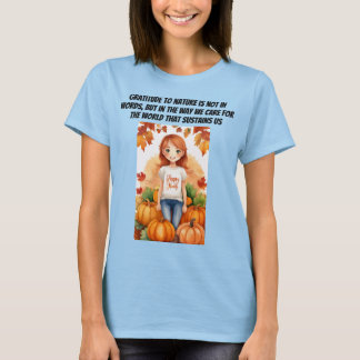 Wir sorgen uns um die Welt, die uns unterstützt T-Shirt
