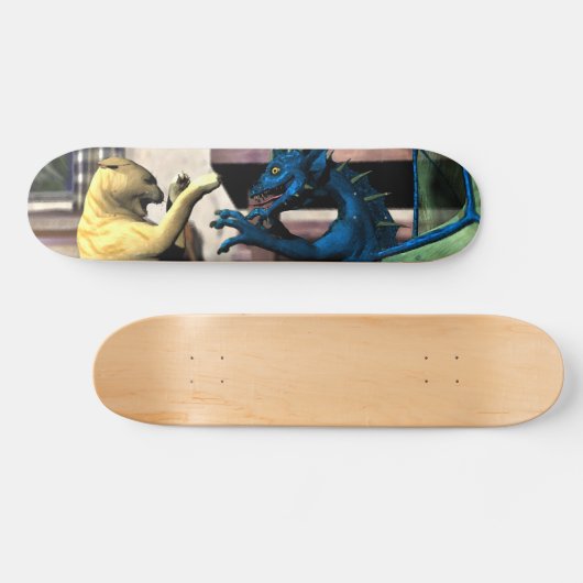 Wir spielen?" Skateboard (Horizontal)