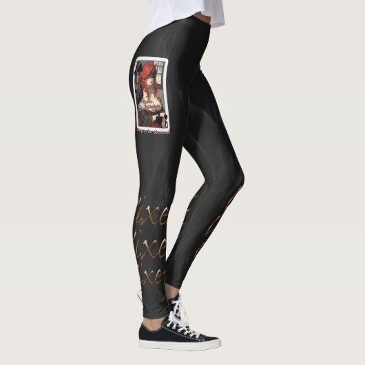 Wir spielen Vixenspiele für Vergnügungskarten Leggings (Rechts)