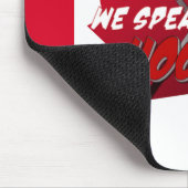 Wir sprechen fließend Hockey Kanada Spaß Mouse Pad Mousepad (Ecke)