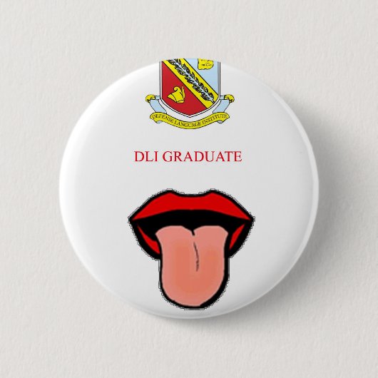 Wir sprechen in den Zungen Button (Vorderseite)