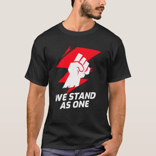 Wir stehen als eins T-Shirt (Vorderseite)