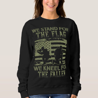 Wir stehen für die Fahne, die wir für die gefallen Sweatshirt