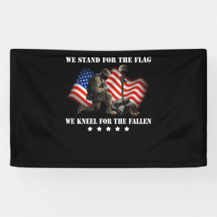 Wir stehen für die Flagge, die wir für die gefal Banner