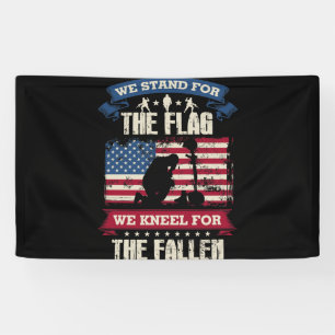 Wir stehen für die Flagge, die wir für die gefal Banner