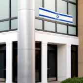 Wir stehen für Israel-Zoll-Text Israel-Flagge Banner (Äußeres Gebäude)