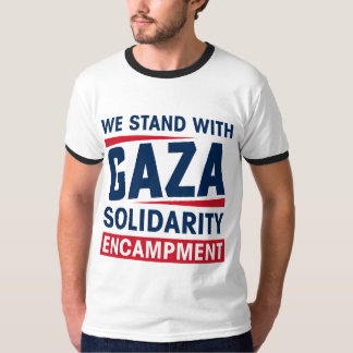Wir stehen mit dem "Gaza Solidarity Encampment" - T-Shirt