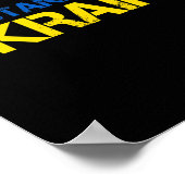 Wir stehen mit der Ukraine 2 Poster (Ecke)